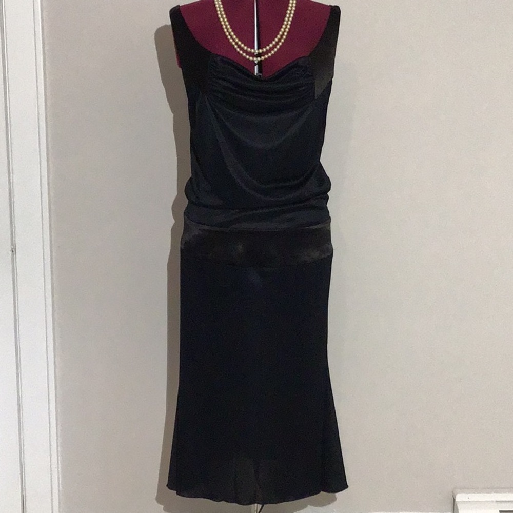 Vintage Emanuel Ungaro bias cut cocktail dress.